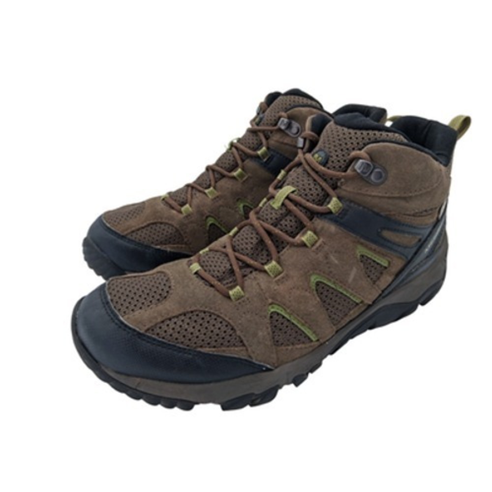 Merrell Boulder Shoes Mens Size 12 Brown Waterproof Mid Trail Hiking J09523